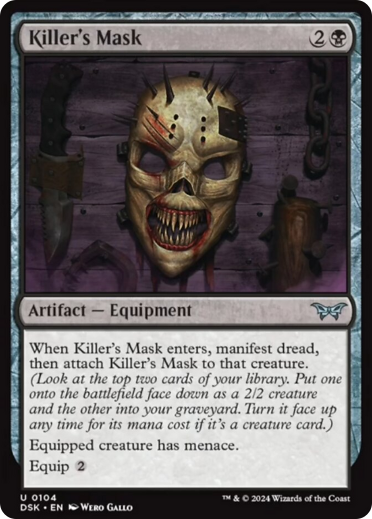 Killer's Mask (104) (Duskmourn: House of Horror)