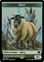 Insect // Sheep Double-Sided Token (10 // 12) (Dominaria Remastered)