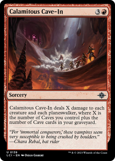 Calamitous Cave-In (139) (The Lost Caverns of Ixalan)
