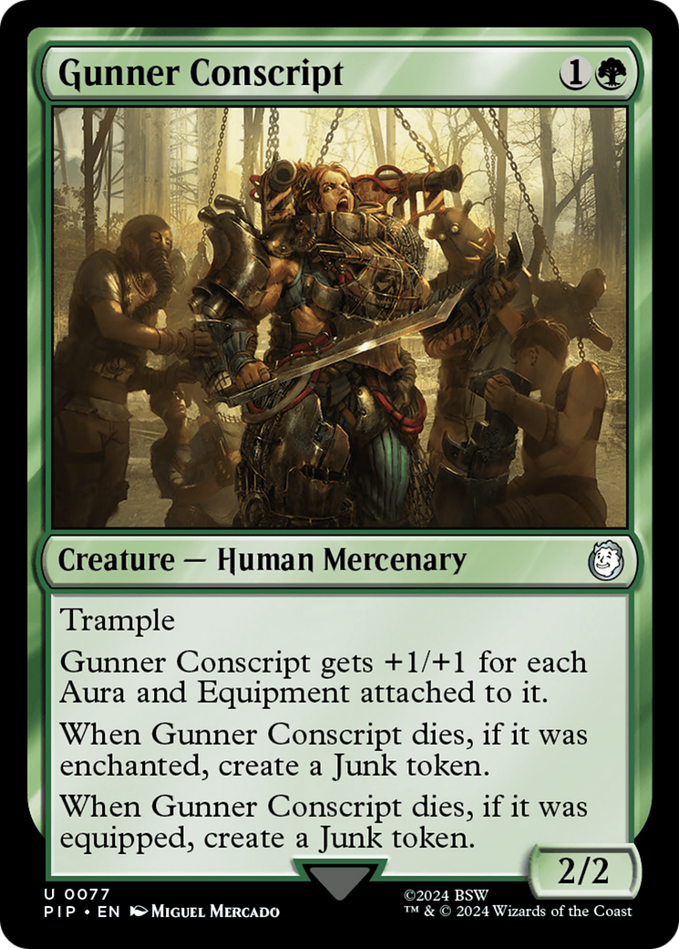 Gunner Conscript (77) (Universes Beyond: Fallout)