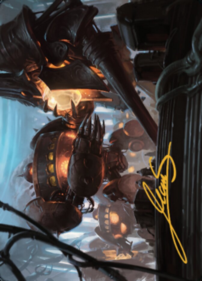 Autonomous Assembler Art Card (Gold-Stamped Signature) (5) [The Brothers' War]