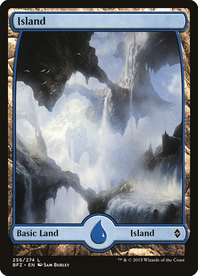 Island (256) - Full Art (256) (Battle for Zendikar)