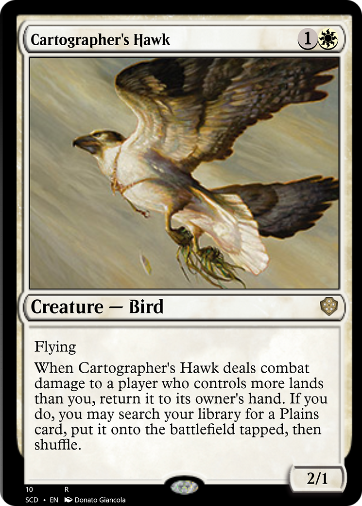 Cartographer's Hawk (10) [Starter Commander Decks]
