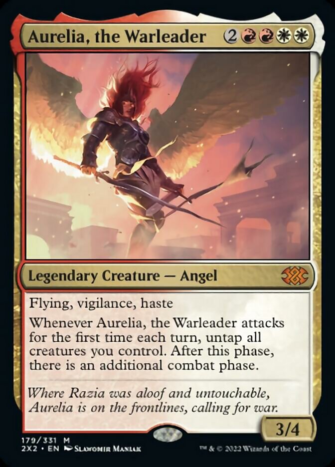 Aurelia, the Warleader (179) [Double Masters 2022]