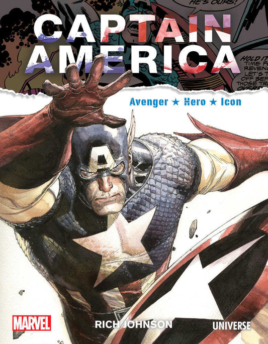 Captain America First Avenger Hero Icon Hardcover - Inner Nerd