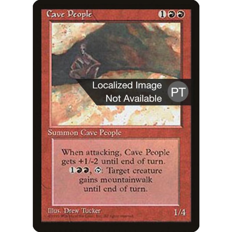 Cave People [Fourth Edition (Foreign Black Border)] Mtg Single
