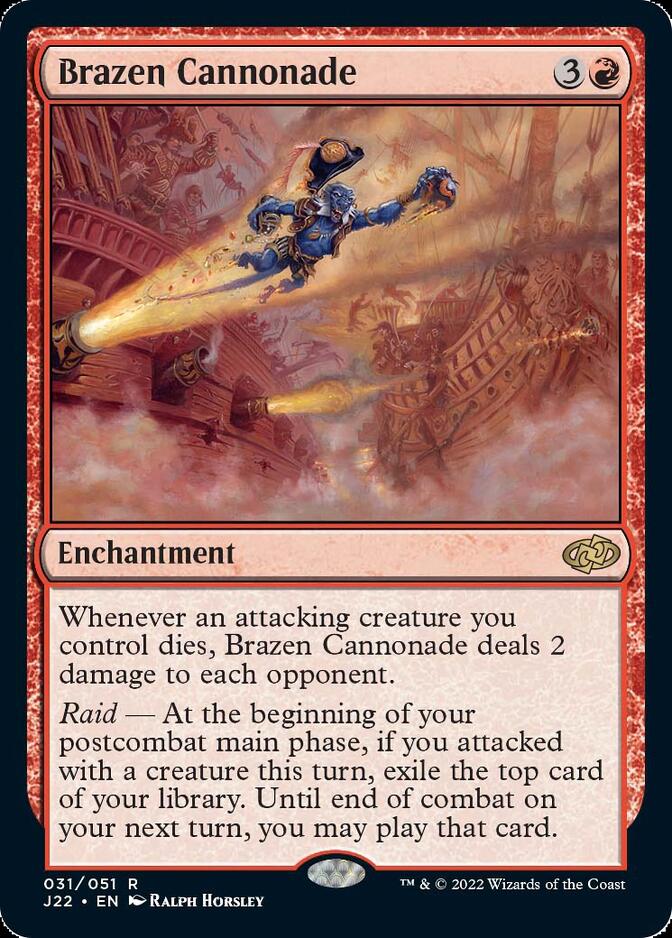 Brazen Cannonade (31) [Jumpstart 2022]