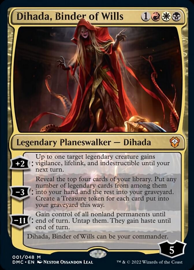 Dihada, Binder of Wills (1) (Commander: Dominaria United)