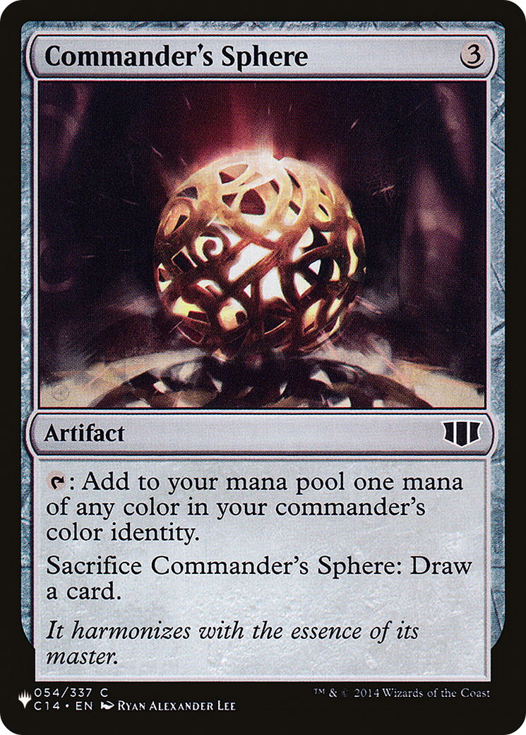 Commander's Sphere (54) [The List Reprints]