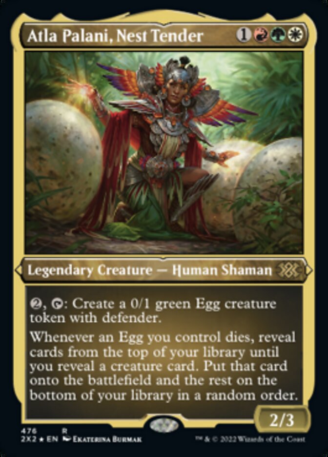 Atla Palani, Nest Tender (Foil Etched) (476) [Double Masters 2022]