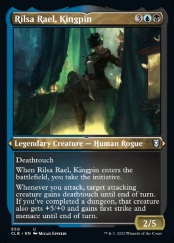 Rilsa Rael, Kingpin (Foil Etched) (550) (Commander Legends: Battle for Baldur's Gate)