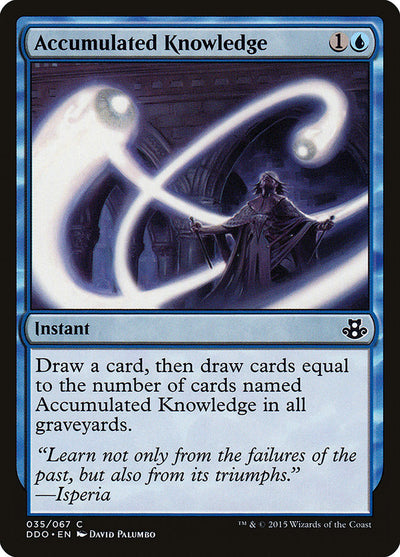 Accumulated Knowledge (35) [Elspeth vs. Kiora]