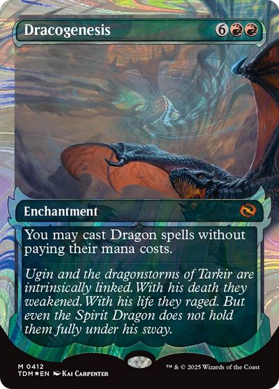 Dracogenesis (0412) (Showcase) (Halo Foil) (412) (Tarkir: Dragonstorm)