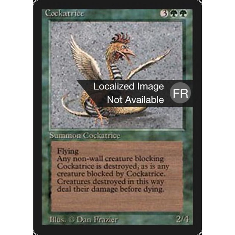 Cockatrice [Foreign Black Border] Mtg Single