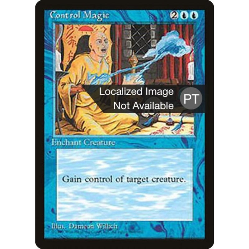 Control Magic [Fourth Edition (Foreign Black Border)] Mtg Single