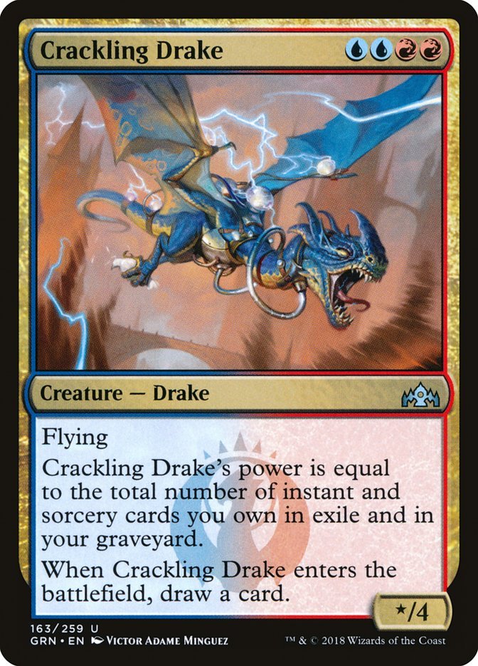 Crackling Drake [Guilds of Ravnica] - Inner Nerd