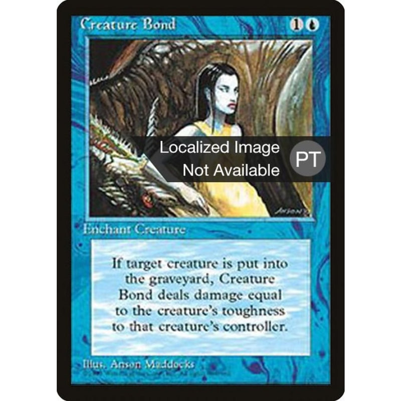 Creature Bond [Fourth Edition (Foreign Black Border)] Mtg Single