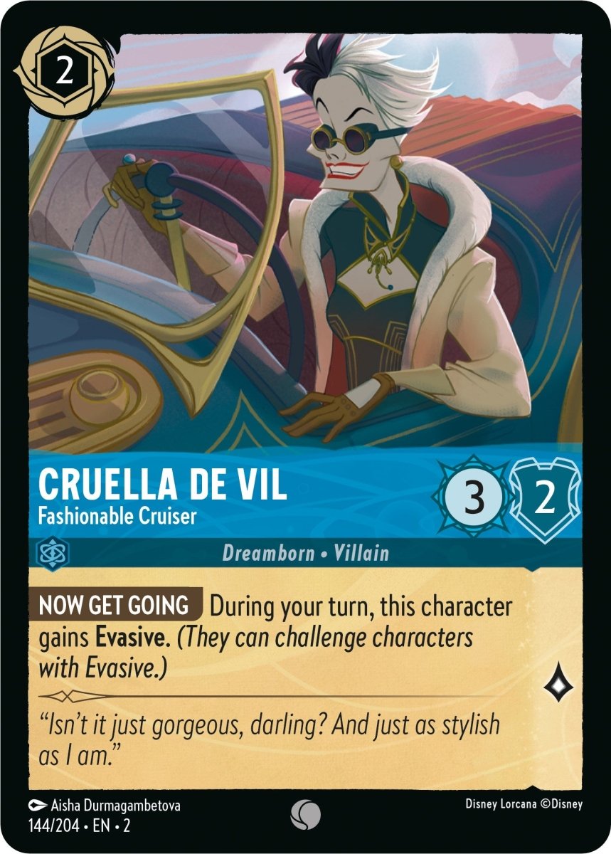 Cruella De Vil - Fashionable Cruiser (144/204) [Rise of the Floodborn] - Inner Nerd