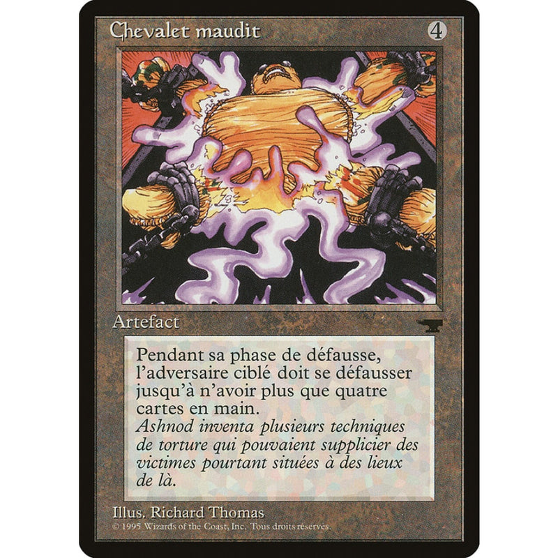 Cursed Rack (French) - Chevalet Maudit [Renaissance] Mtg Single