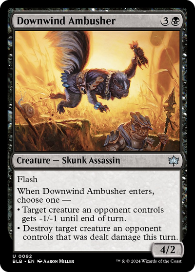 Downwind Ambusher (92) (Bloomburrow)