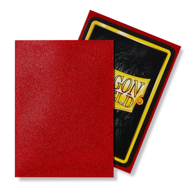 Dragon Shield: Standard 100ct Sleeves - Ruby (Matte)