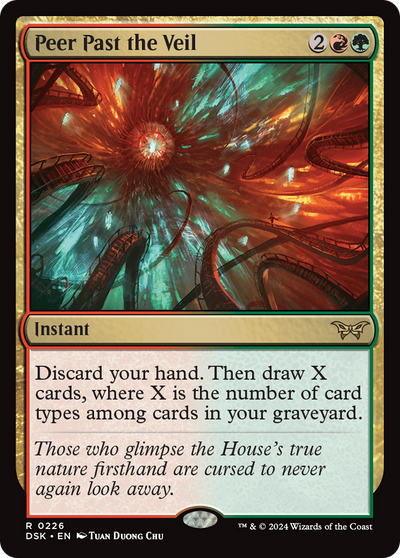 Peer Past the Veil (226) (Duskmourn: House of Horror)