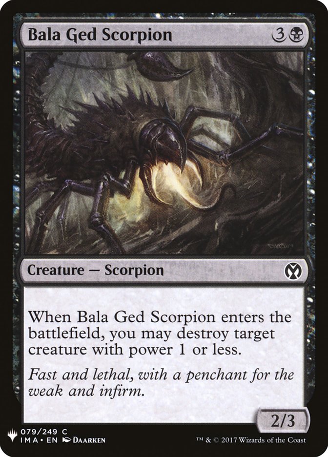 Bala Ged Scorpion (79) [The List Reprints]