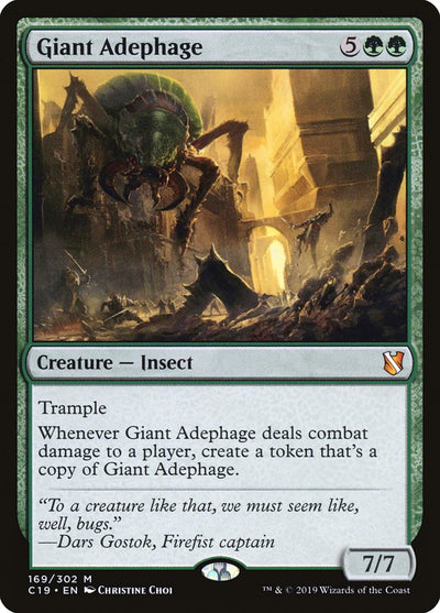 Giant Adephage (169) (Commander 2019)