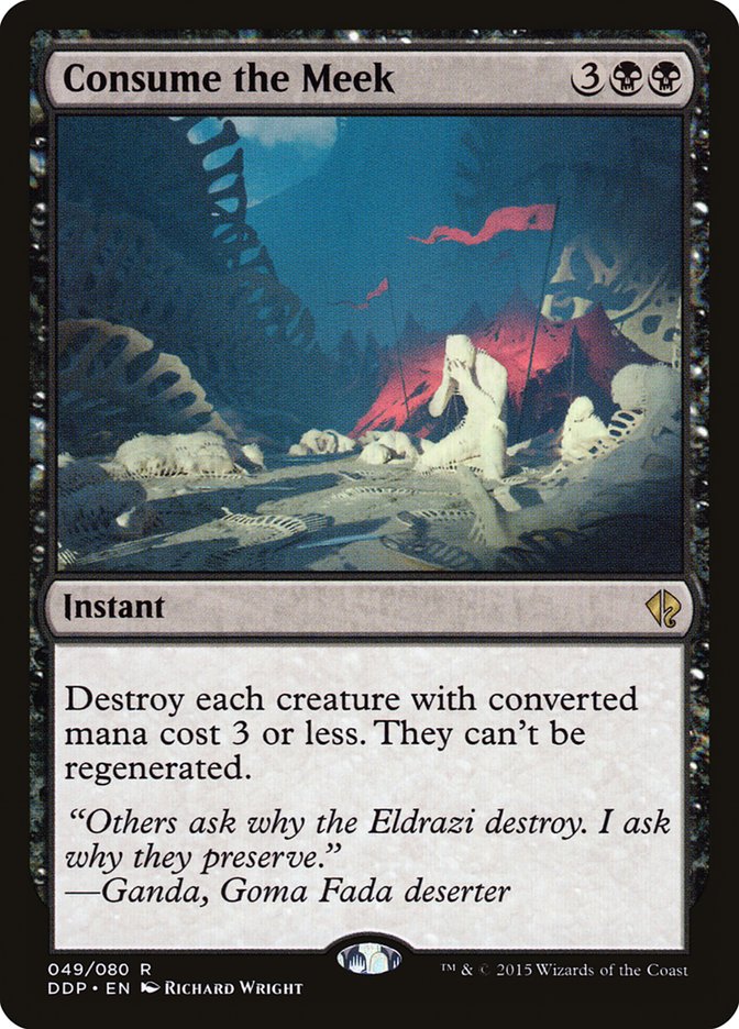 Consume the Meek (49) [Zendikar vs. Eldrazi]