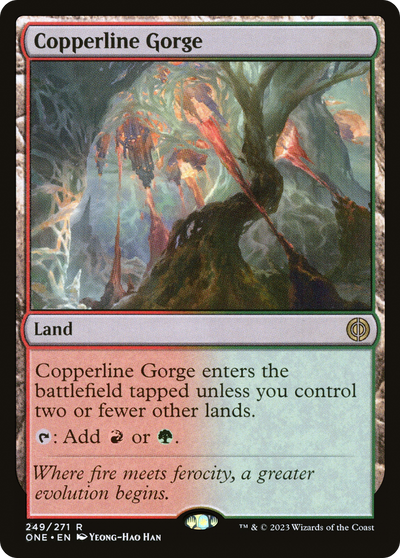 Copperline Gorge (249) [Phyrexia: All Will Be One]