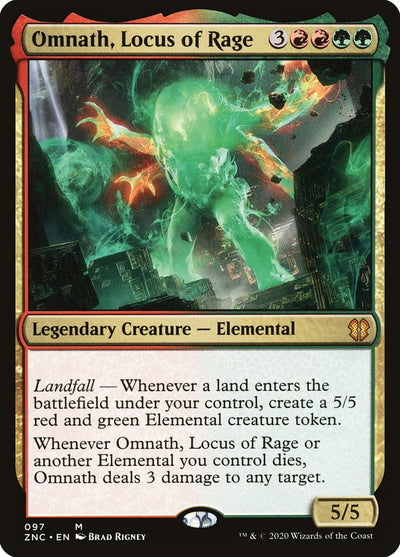 Omnath, Locus of Rage (97) (Commander: Zendikar Rising)