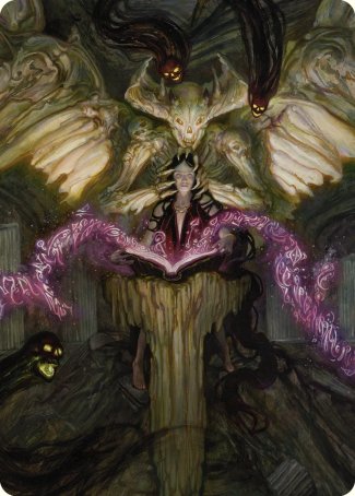 Demonic Tutor Art Card (64) [Commander Masters]