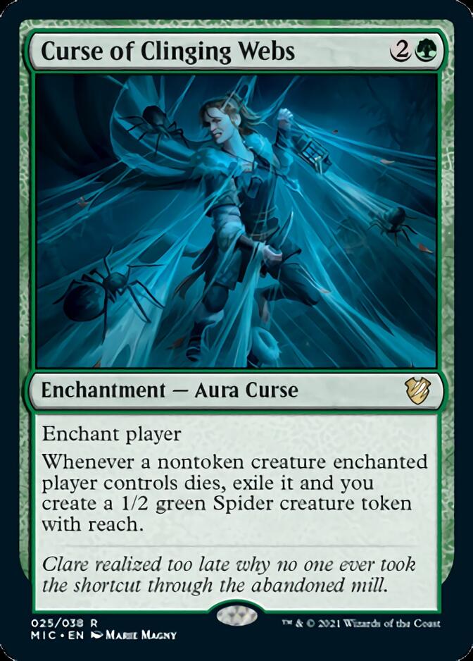 Curse of Clinging Webs (25) [Innistrad: Midnight Hunt]