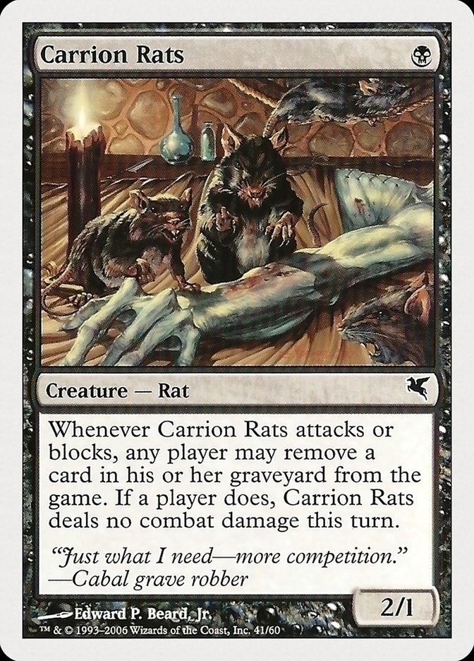 Carrion Rats (41) (41) [Magic Encyclopedia 2005 (Salvat/Hachette)]