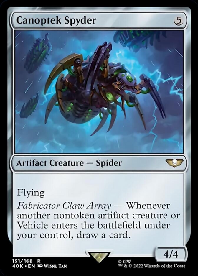 Canoptek Spyder (Surge Foil) (151) [Universes Beyond: Warhammer 40,000]