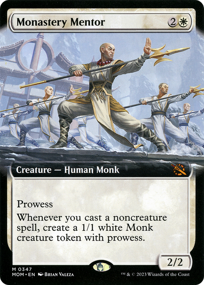 Monastery Mentor (Extended Art) (347) (March of the Machine)