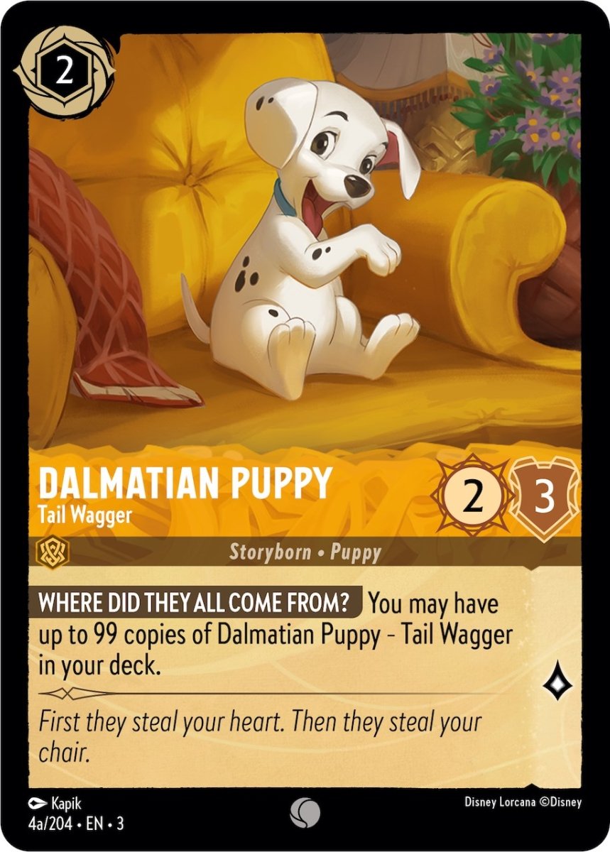 Dalmatian Puppy - Tail Wagger (4a) (4a/204) [Into the Inklands] - Inner Nerd