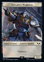 Astartes Warrior (001) // Clue Double-Sided Token (1 // 21) [Universes Beyond: Warhammer 40,000]