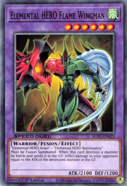 Elemental HERO Flame Wingman (SGX1-ENA21) (Speed Duel GX: Duel Academy Box)