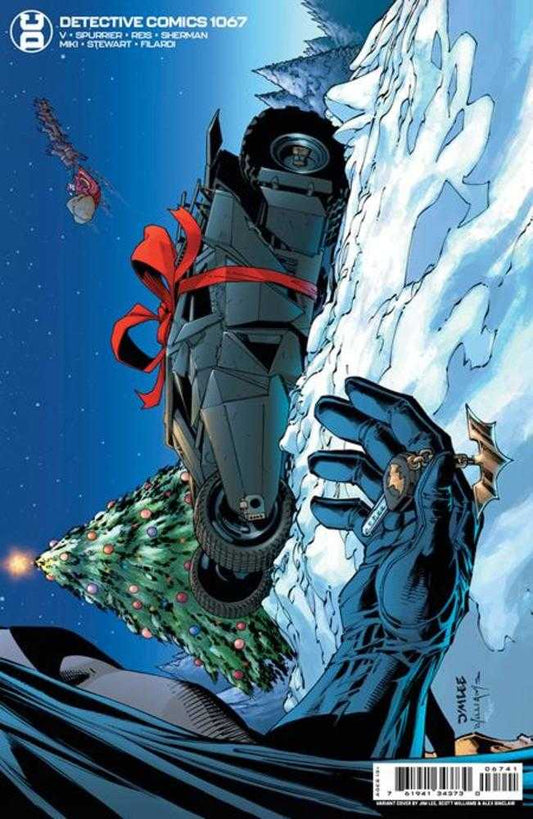 Detective Comics #1067 Cover C Jim Lee Scott Williams Alex Sinclair DC Holiday Card Card Stock Variant - Inner Nerd