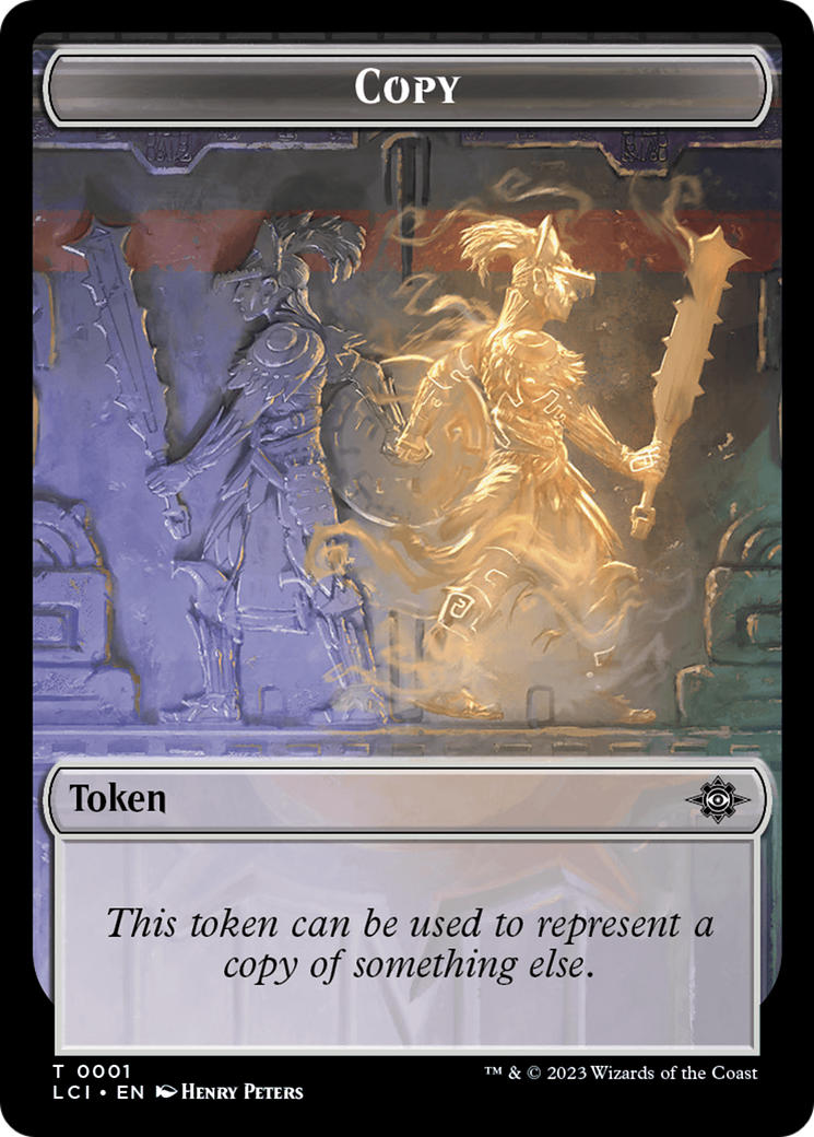 Copy // Bat Double-Sided Token (1 // 6) [The Lost Caverns of Ixalan]