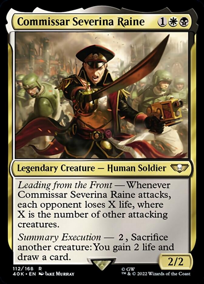 Commissar Severina Raine (112) [Universes Beyond: Warhammer 40,000]