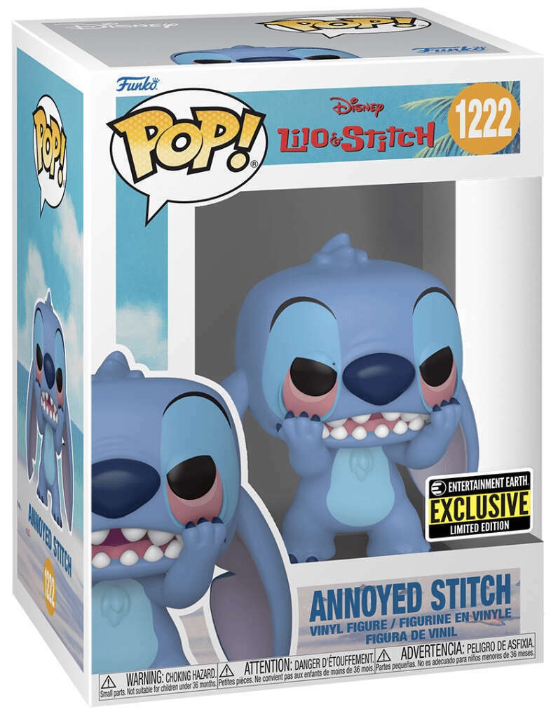 Disney: Lilo & Stitch #1222 - Annoyed Stitch Pop! Vinyl Figure [Entertainment Earth] - Inner Nerd