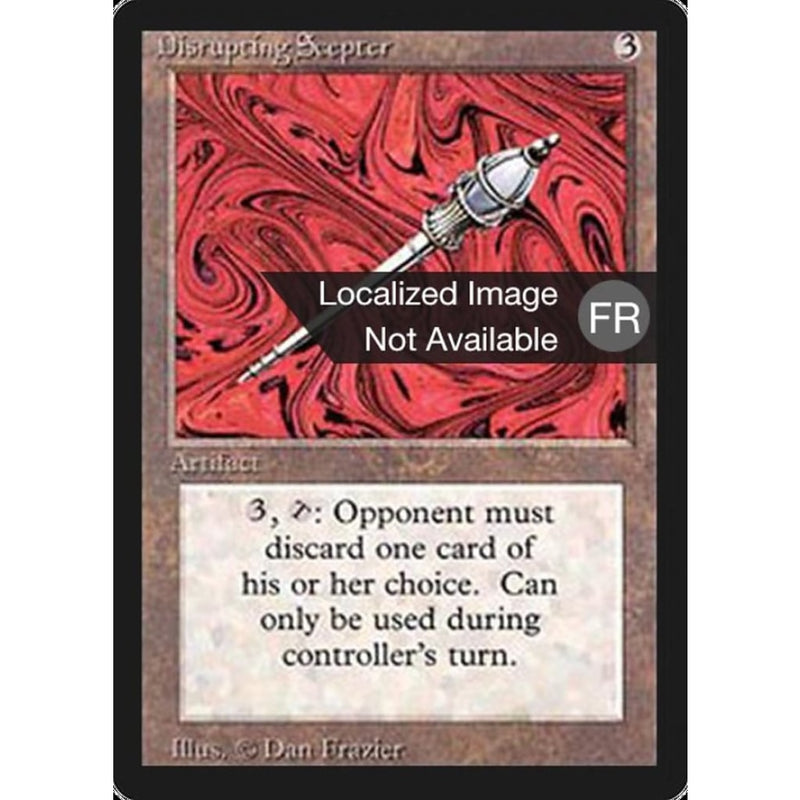 Disrupting Scepter [Foreign Black Border] Mtg Single