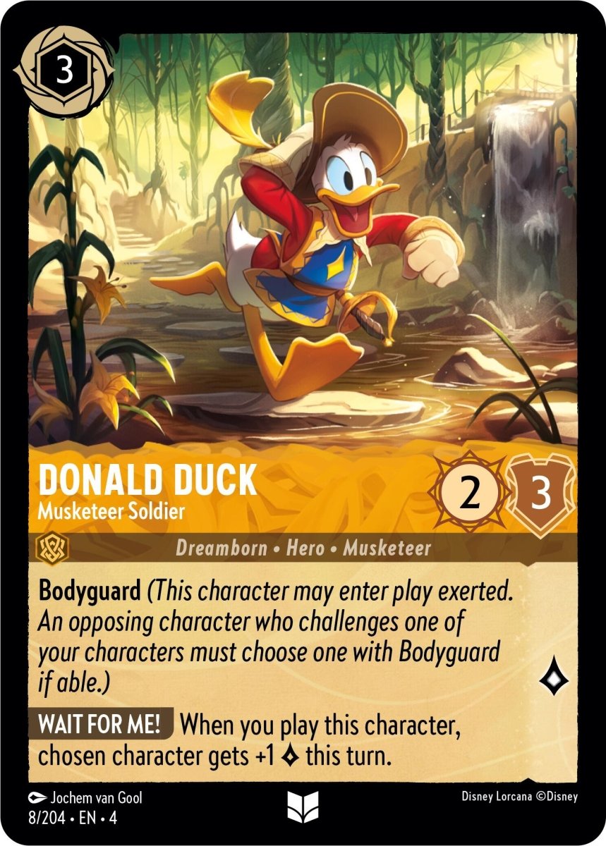 Donald Duck - Musketeer Soldier (8/204) [Ursula's Return] - Inner Nerd