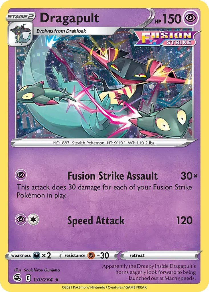 Dragapult (130/264) (Cosmos Holo) [Sword & Shield: Fusion Strike] - Inner Nerd