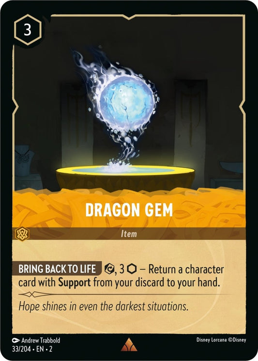 Dragon Gem (33/204) [Rise of the Floodborn] - Inner Nerd