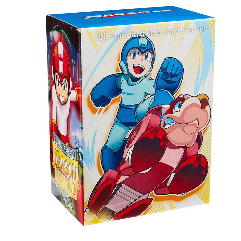 Dragon Shield: Standard 100ct Art Sleeves - Mega Man & Rush (Classic) - Inner Nerd