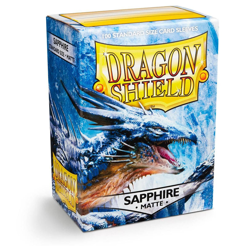 Dragon Shield: Standard 100ct Sleeves - Sapphire (Matte) - Inner Nerd