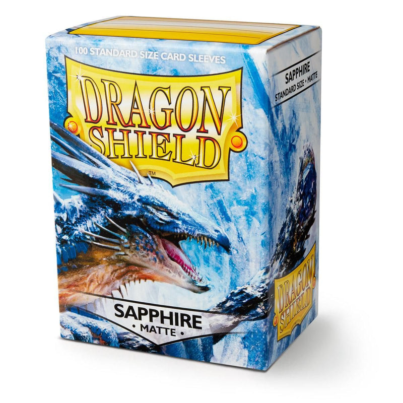 Dragon Shield: Standard 100ct Sleeves - Sapphire (Matte) - Inner Nerd